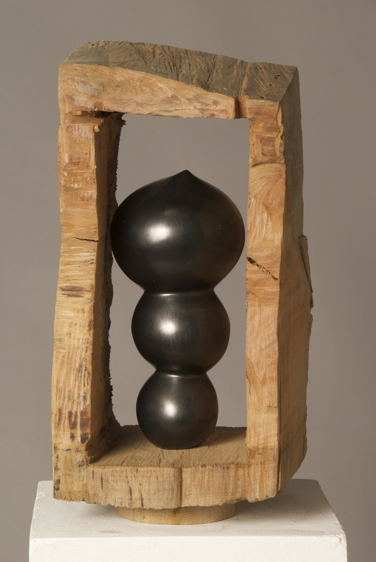 Graphite on Wood Minoru Ohira